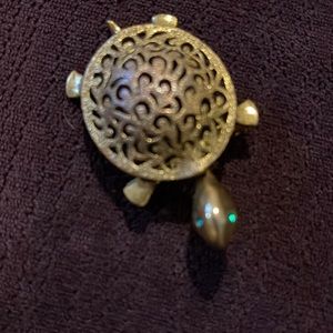 Vintage - JJ Marked Turtle Pin/Brooch